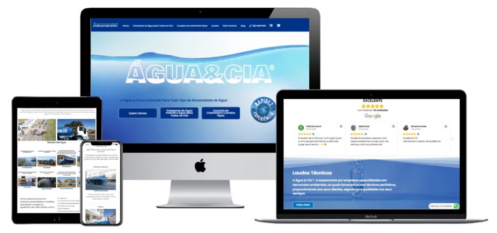 Cliente SEO Água e cia